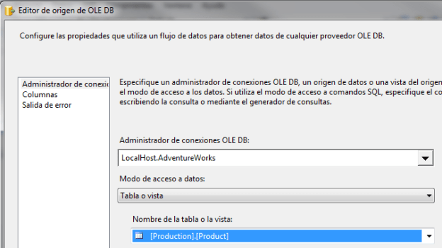 ConexionOrigenAWProd
